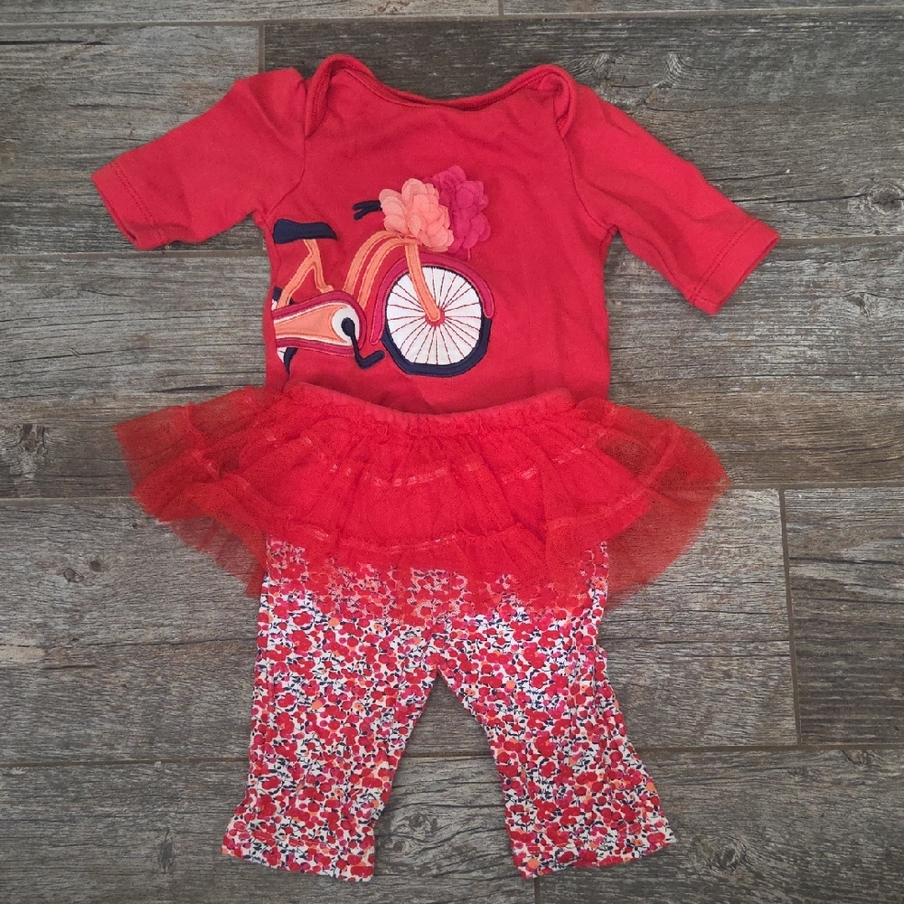 Starting Out Bold Red Newborn Outfit